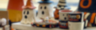 Halloween decor display