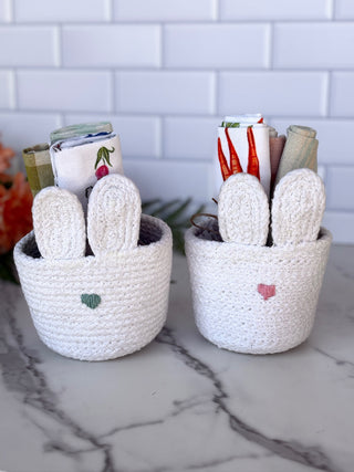 Bunny Basket Towel Set