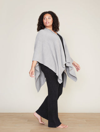 Barefoot Dreams CozyChic Lite Weekend Wrap - Dove Gray