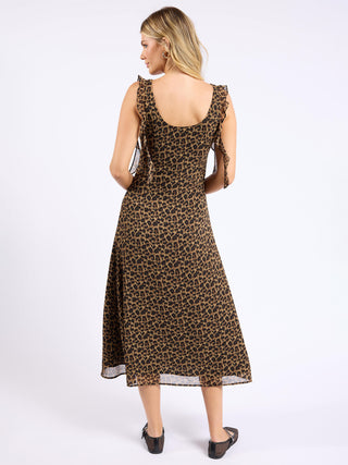 Be Fierce Maxi Dress - Brown/Black