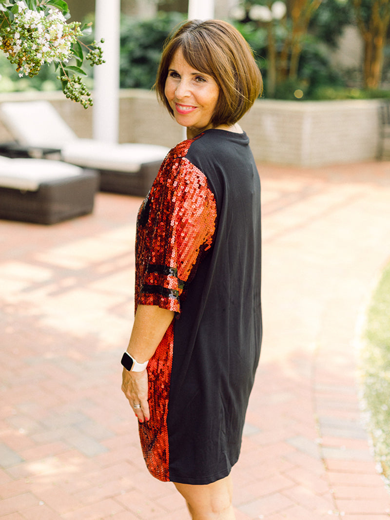 GO COWBOYS! SEQUIN GAME DAY DRESS!