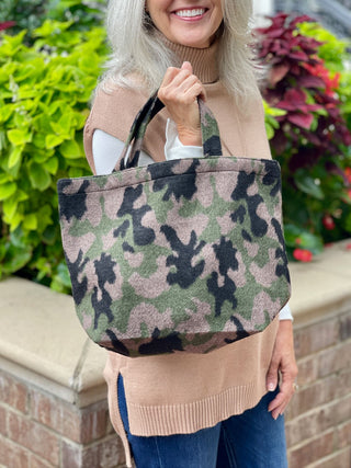 Camo Luxe Tote Bag