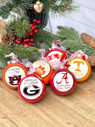 Campus Cheer Christmas Ornament - Clemson