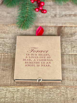 Cardinal Disc Ornament in Box