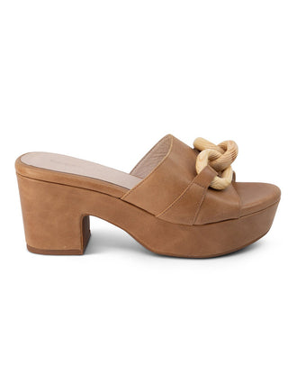 Chocolat Blu Grecia Sandal - Camel Leather