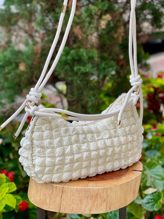 Cloud Nine Quilted Bag - Ivory