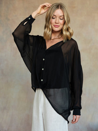 Cobblestone Milani Silk Blouse