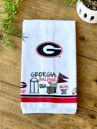 Collegiate Icon Towel - UGA