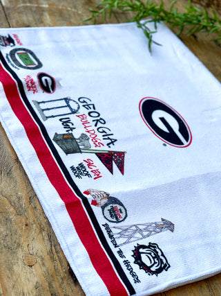 Collegiate Icon Towel - UGA