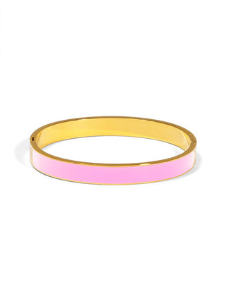 Color Pop Gold Bangle