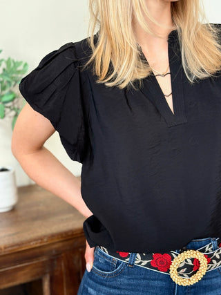 Dear John Coraline Blouse - Black