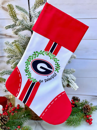 Deck the Dawgs Christmas Stocking - UGA