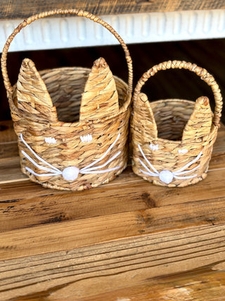 Easter Bunny Basket - Wicker