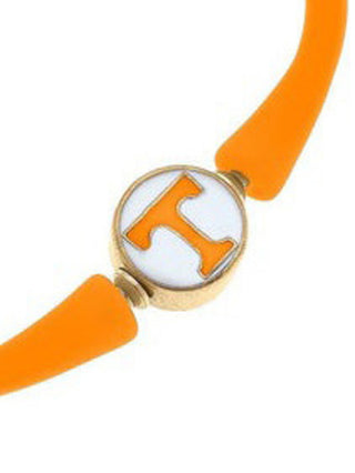 Enamel Bali Bracelet - Tennessee Orange