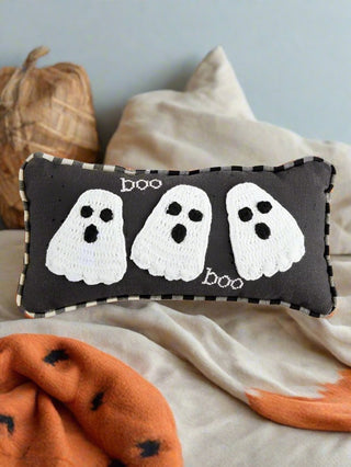 For the Love of Halloween Mini Pillow - Boo