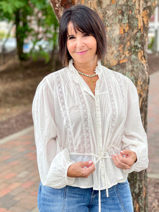 Free People Best Of Me Blouse - Optic White