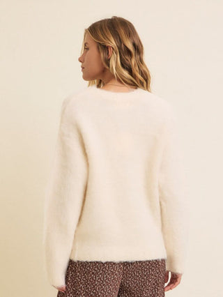 Frosted Fluff Sweater - Cream