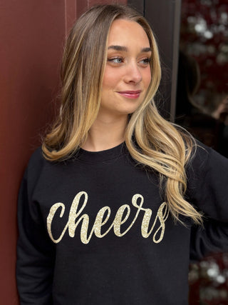 Midnight Cheers Sweatshirt - Black