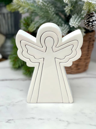 Heavenly Trio Angel Puzzle - White