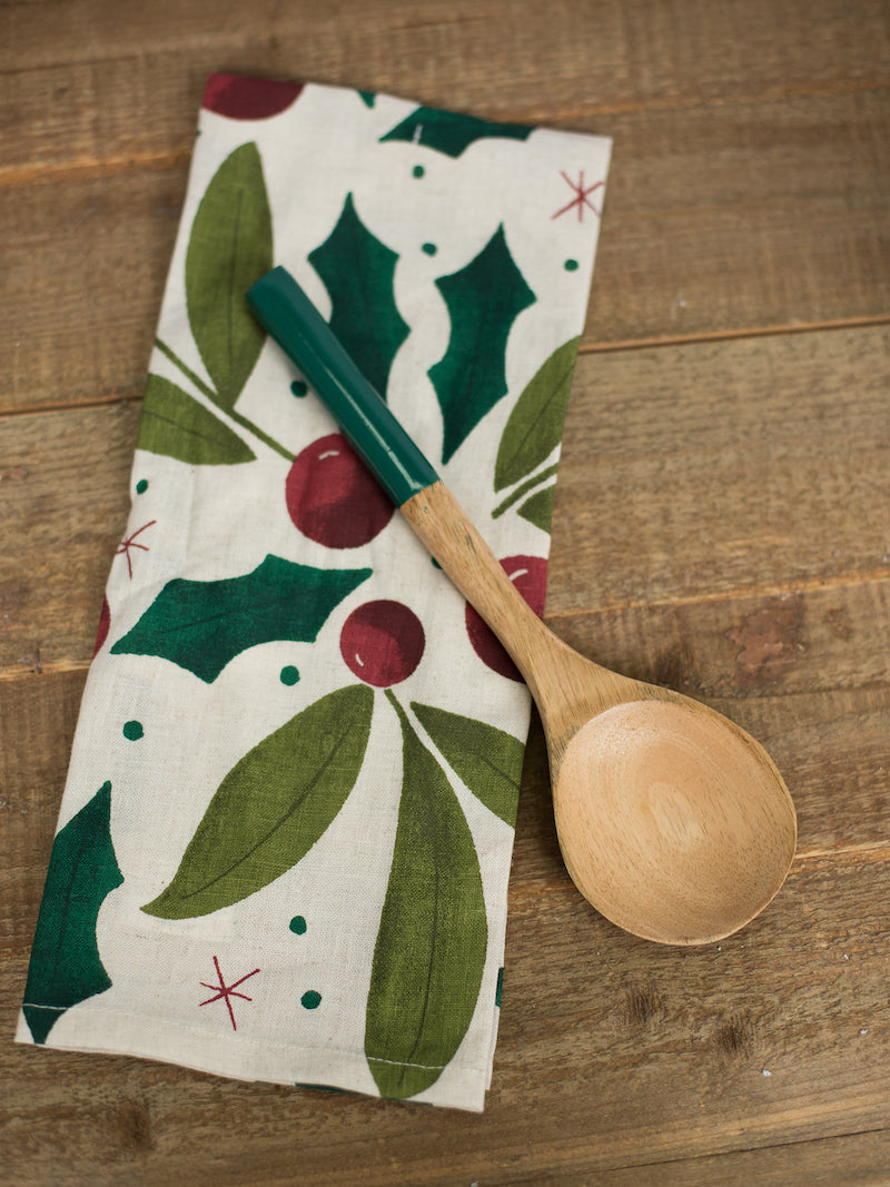 Holiday Dish Towel and Spoon Gift Set