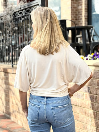 The Florence Front Twist Blouse