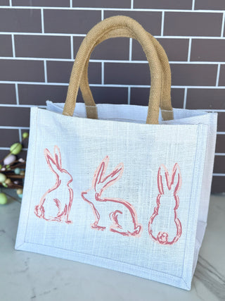 Lily Belle Easter Gift Tote - White