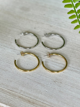 Power Move Hoop Earrings