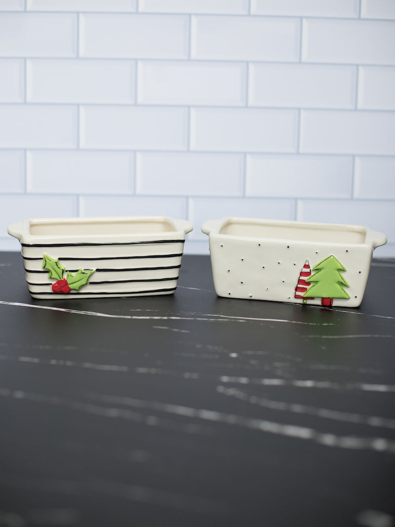 Mini Loaf Pan with Towel Set - Stripes by Demdaco