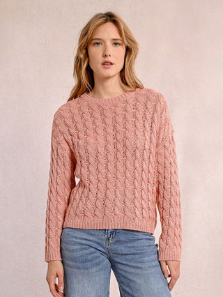 Molly Bracken Cable Knit Sweater