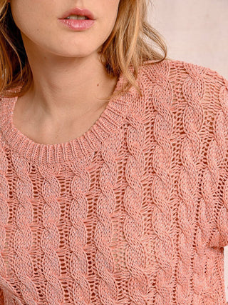 Molly Bracken Cable Knit Sweater