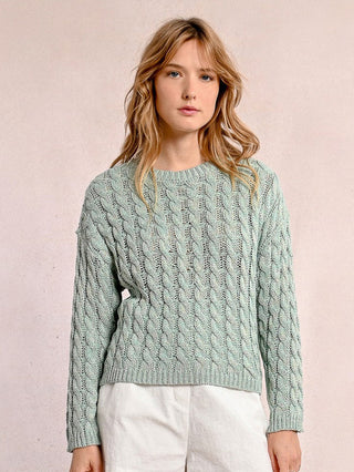 Molly Bracken Cable Knit Sweater