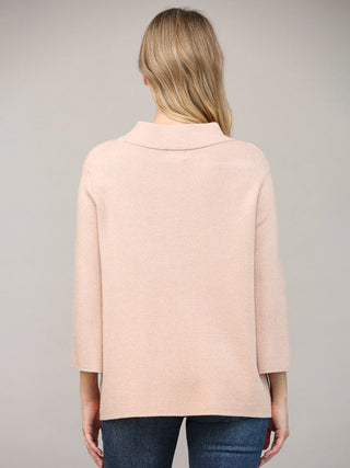 Serene Chic Mock Neck Sweater