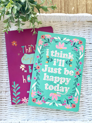 sweet happy thoughts notebooks for you or your loved ones