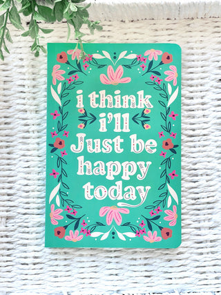 sweet happy thoughts notebook for you or your loved ones