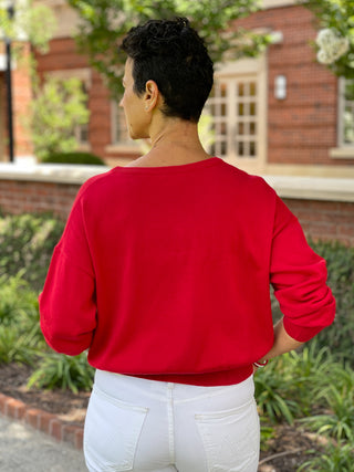 Campus Classic Sweater - Georgia Red