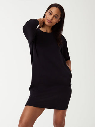 Spanx AirEssentials Crew Neck Dress - Very Black