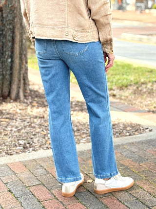 SPANXshape™ EveryWear Flare Jeans - Stonewashed