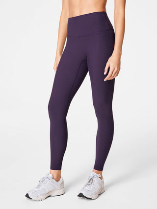 buttery soft aubergine purple spanx high rise leggings