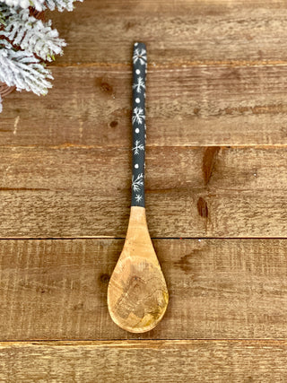 Sparkling Snowflake Towel and Spoon Set