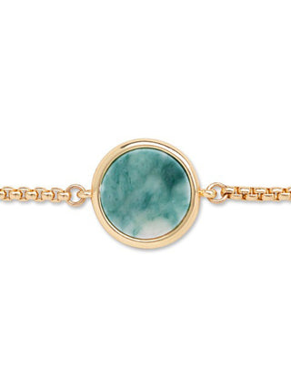 Strong Beautiful You Bracelet - Green Marble