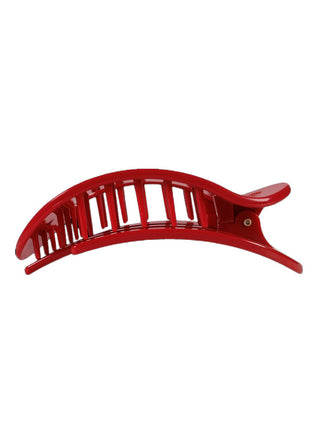 Teleties UGA Flat Round Hair Clip - Red