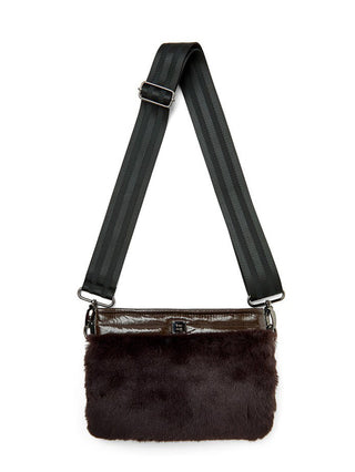 Think Royln Deluxe Bum 2.0 Faux Fur Bag - Chocolate