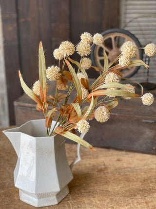 a rustic top brush stem for an autumn colored living space