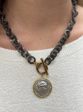 Washer Chain Vintage Coin Necklace