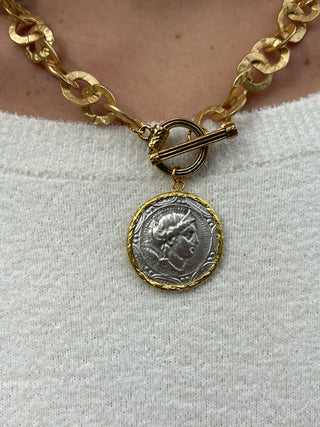 Washer Chain Vintage Coin Necklace