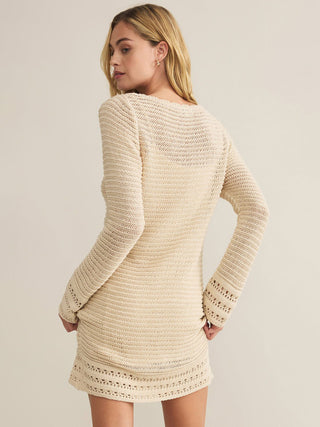 Z Supply Calabria Crochet Mini Dress - Natural