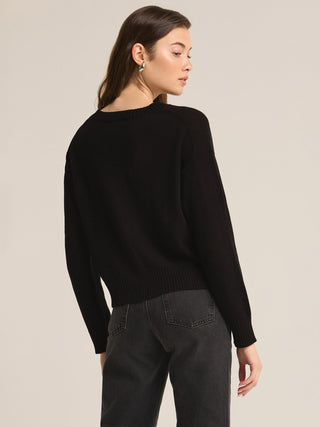 Z Supply Cocktails Sweater - Black