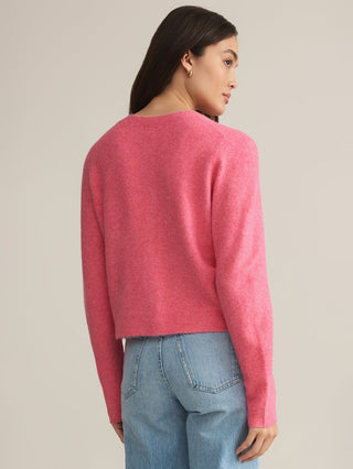 Z Supply Medina Cardigan - Disco Pink