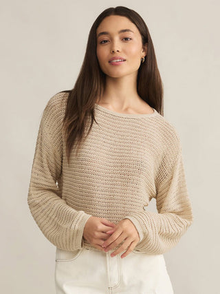 Z Supply Riviera Crochet Top - Natural