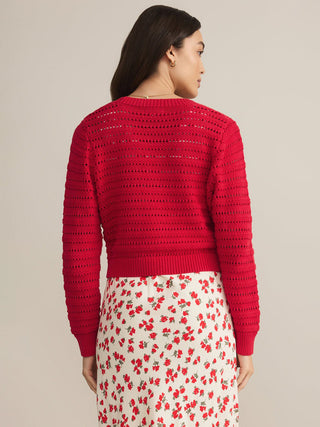 Z Supply Romance Cardigan - Cherry